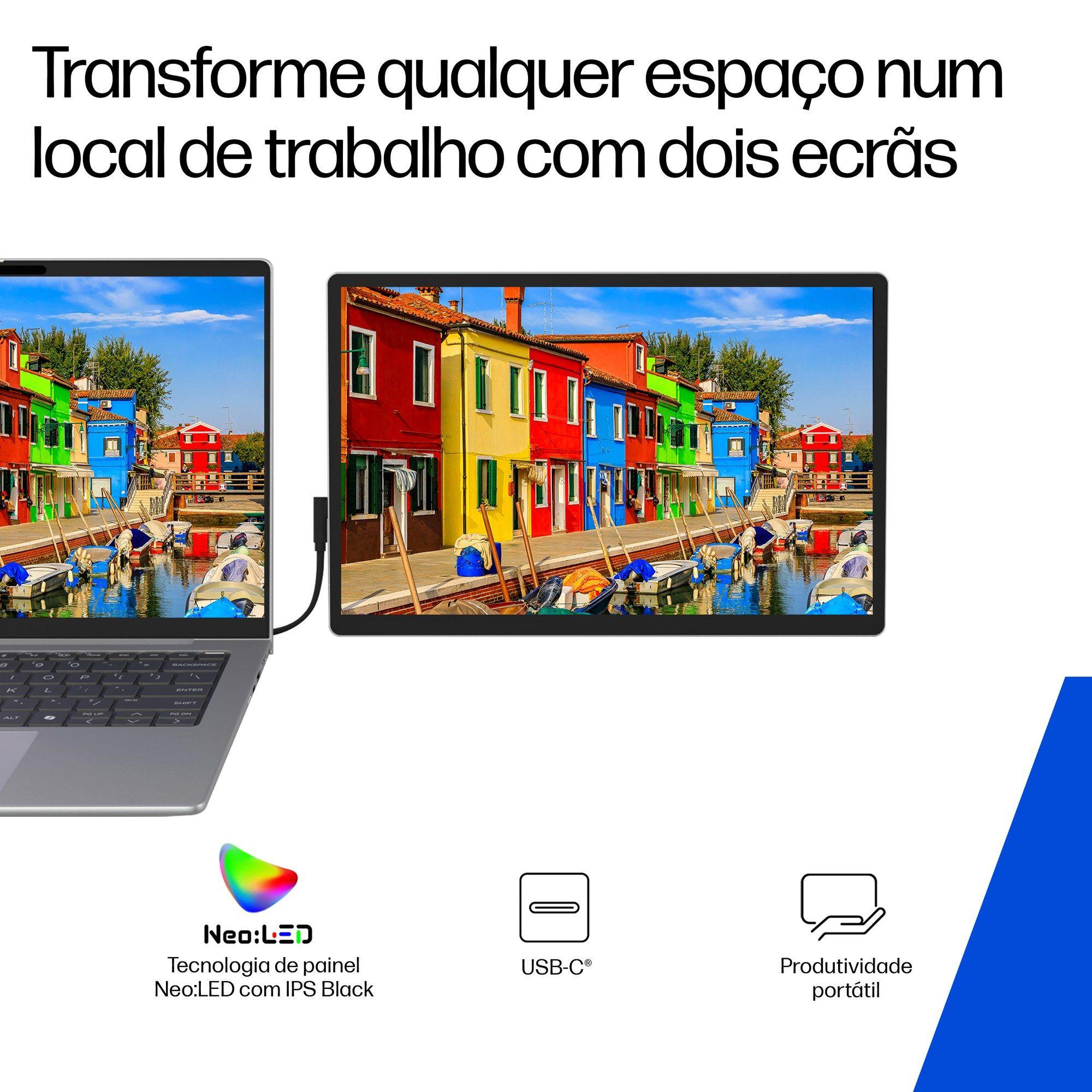 Monitor HP Série 5 Pro 514PN (14" - IPS Black - 75 Hz - Prateado) — miniatura 6