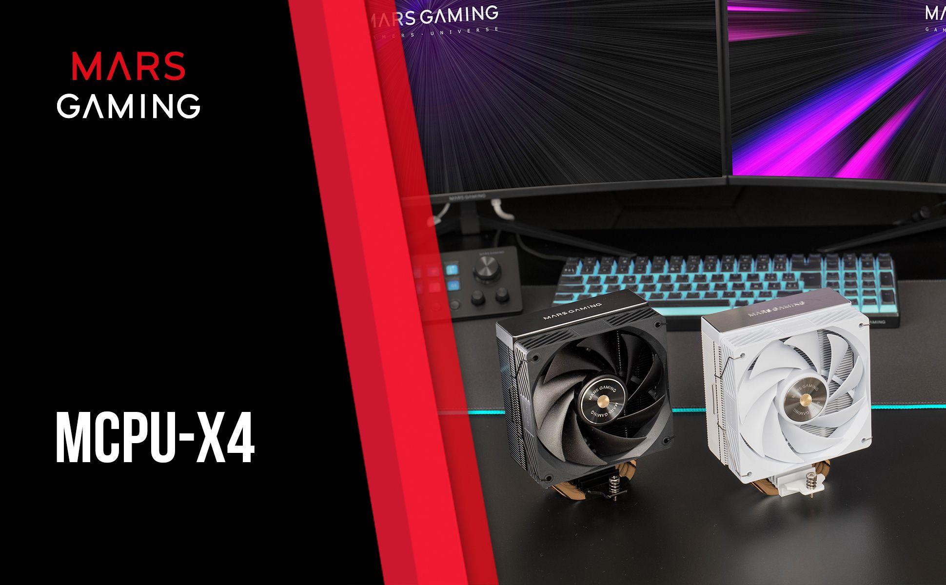 Cooler CPU MARS GAMING MCPU-X4 (12 cm - 2000 RPM - 4-pin - Preto) — miniatura 5