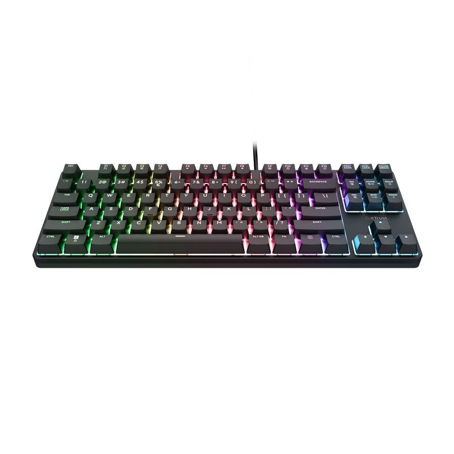 Teclado TRUST GXT 864 Cada TKL (Inglês - Interruptor de chave mecânico - Em linha reta - Preto) — miniatura 2