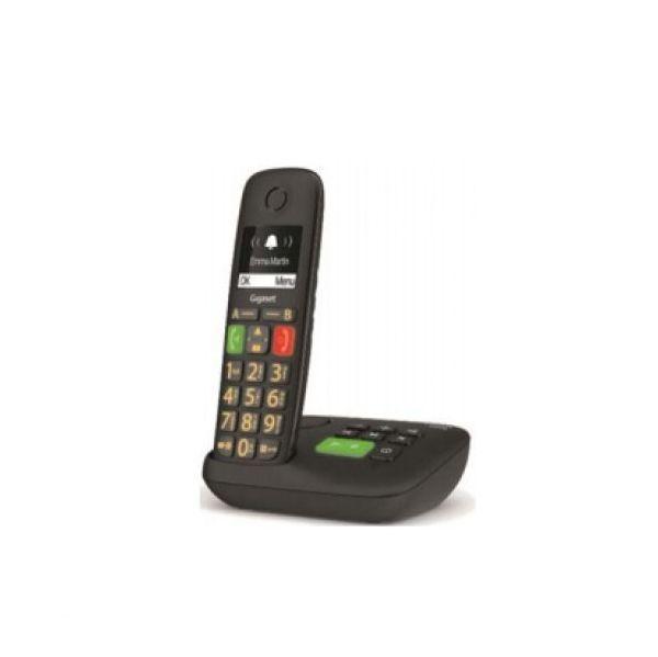 Telefone Sem Fios com Atendedor de Chamadas GIGASET E290A (10 h - Preto) — miniatura 2
