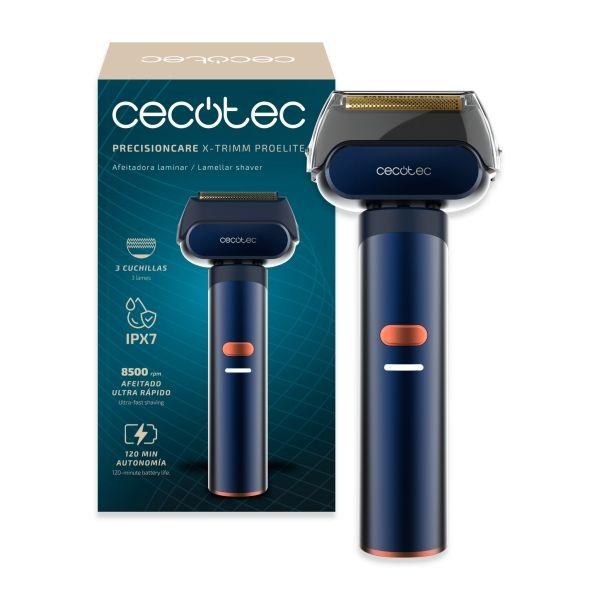 Máquina de Barbear CECOTEC Bamba PrecisionCare X-Trimm ProElite (Alumínio - Azul)