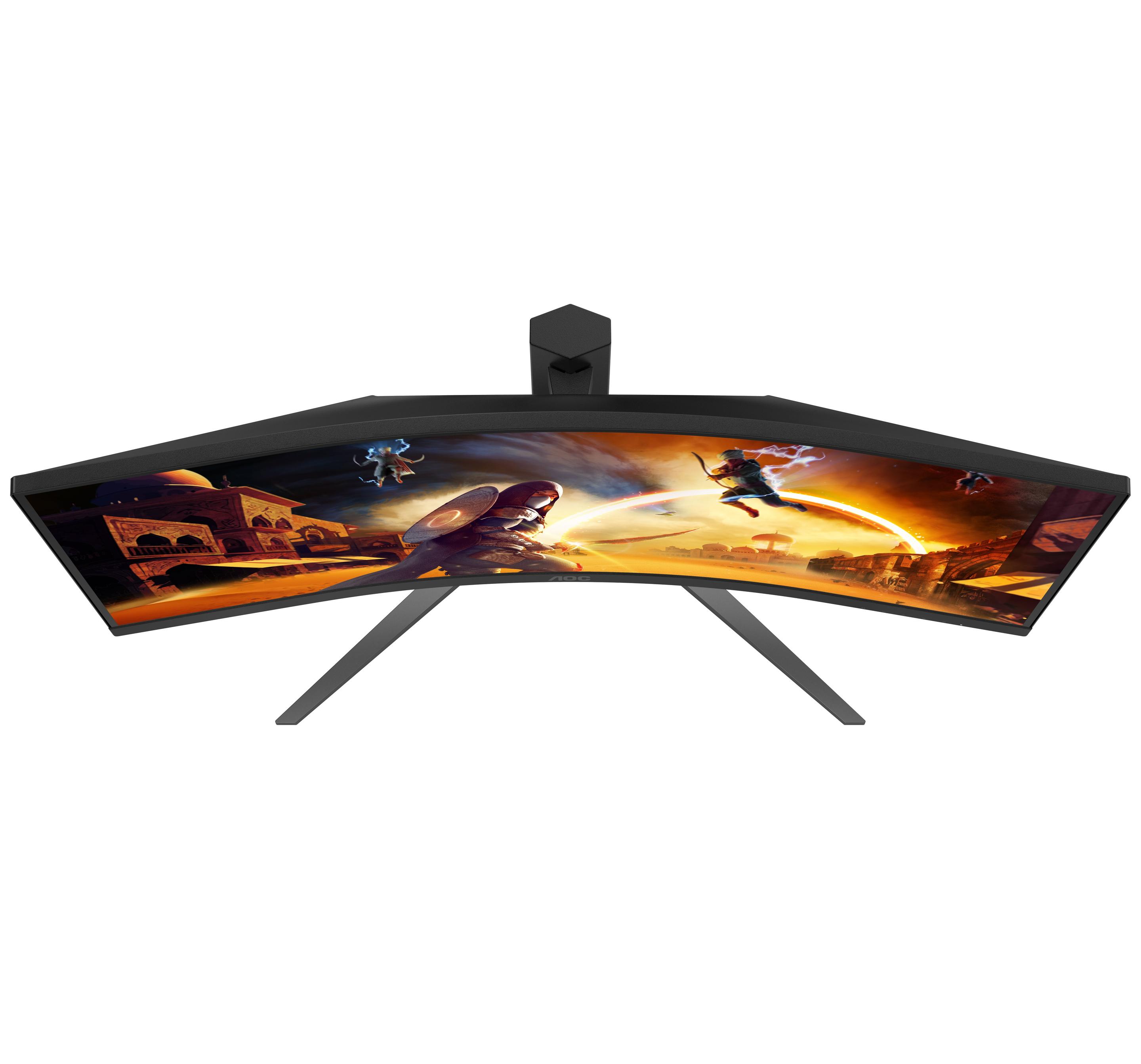 Monitor AOC CU34G4Z (34" - Fast VA - 240 Hz - Preto/Vermelho) — miniatura 6