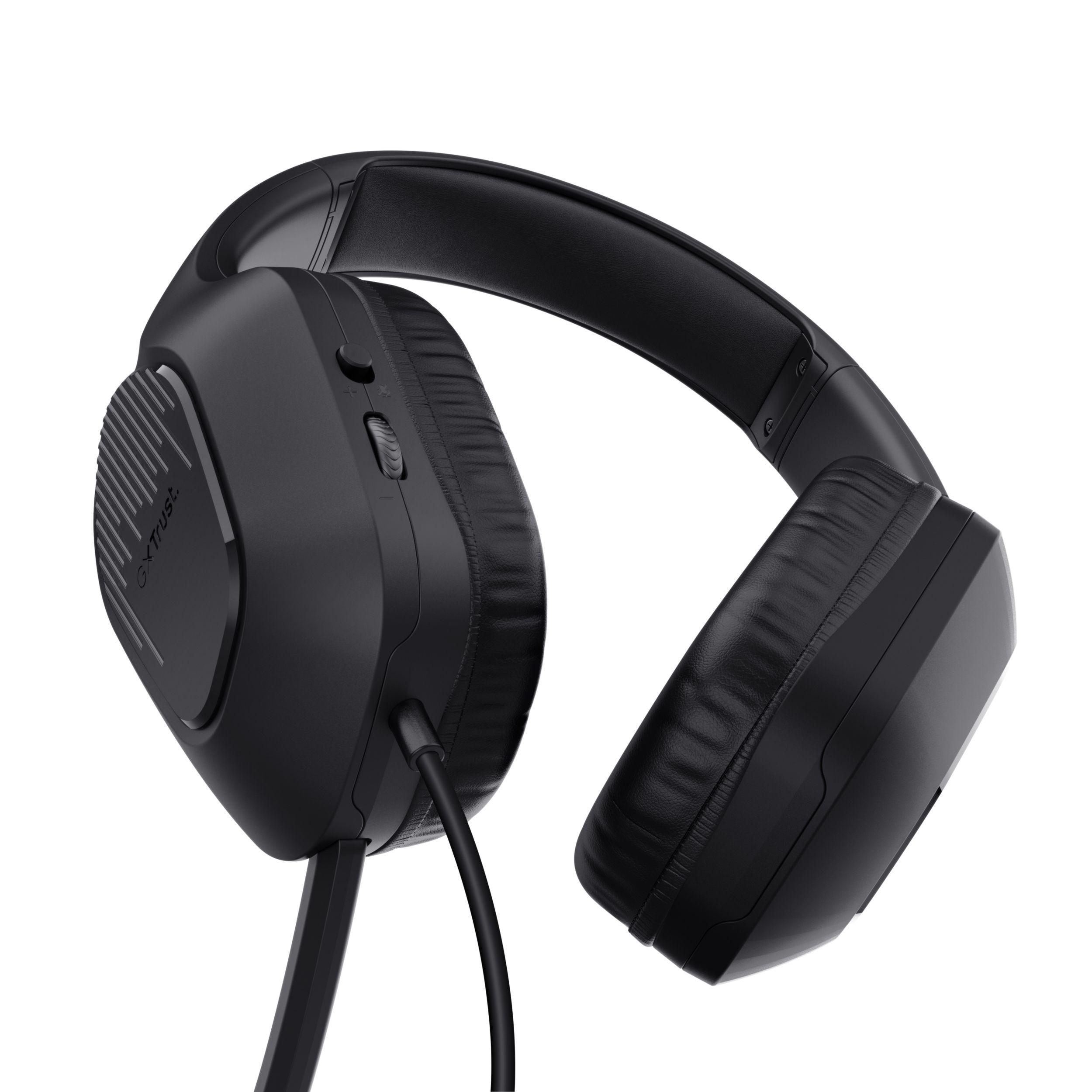Headset Gaming TRUST GXT 415 Zirox (Binaural - Com fios - Circum-aural - Preto), miniatura 3