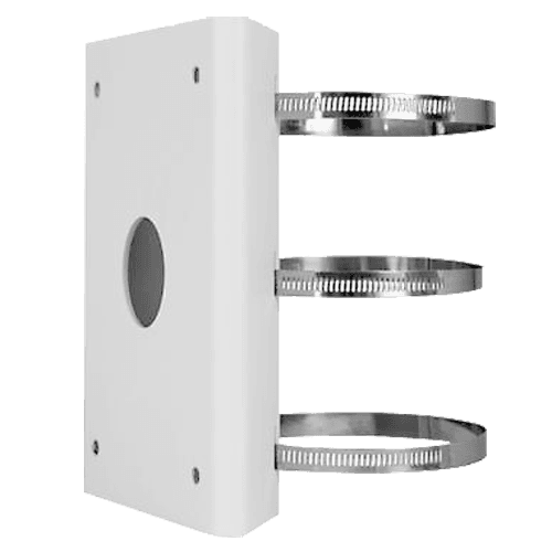 Suporte para Poste para Câmaras PTZ UNIVIEW UV-TR-UP08-B-IN (67–127 mm - Branco)