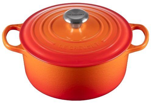 Tacho Cocotte LE CREUSET 21177240902430 (Ferro fundido - Laranja)