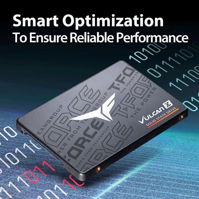 SSD TEAMGROUP T-FORCE VULCAN Z (512 GB - 2,5" - SATA - Preto/Cinza) — miniatura 4