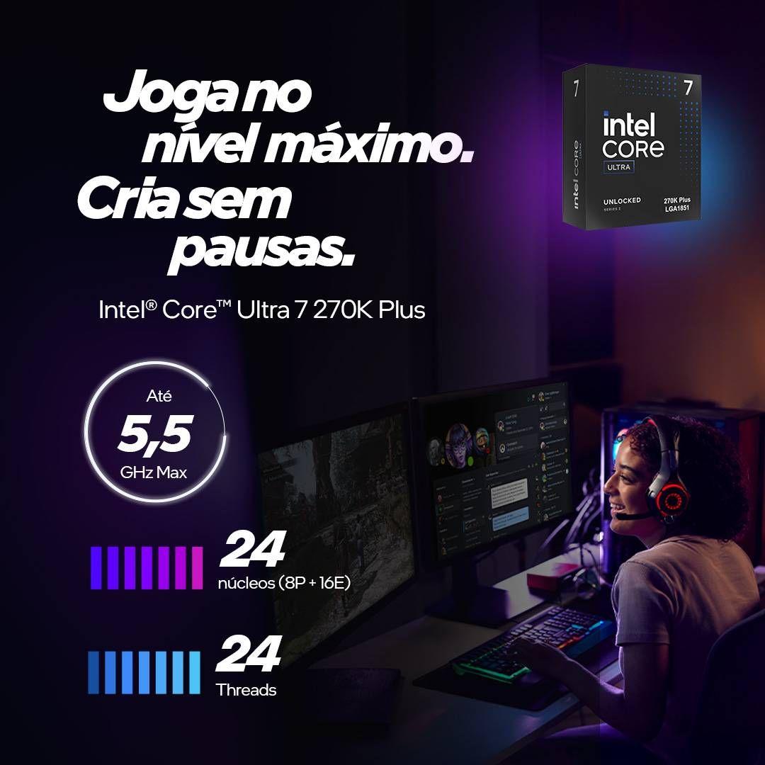 Processador INTEL Core Ultra 7 270K Plus (LGA 1851 - 24 núcleos - 3,7 GHz) — miniatura 2