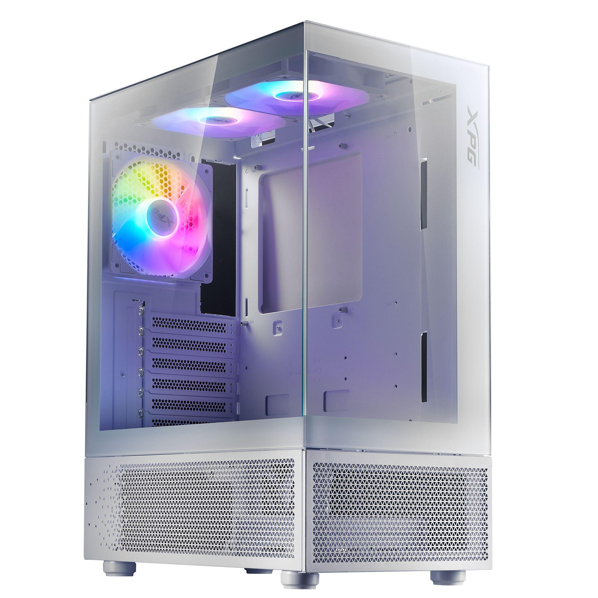 Caixa de Computador XPG Invader X Mini (ATX, Micro ATX, Mini-ITX - Torre Midi - SPCC - Branco) — miniatura 4
