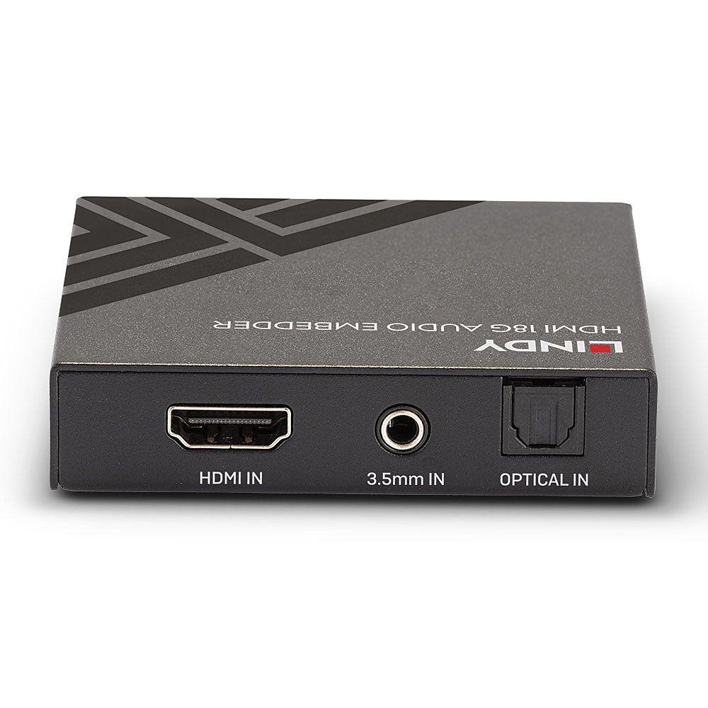 Conversor de Áudio HDMI LINDY 38203 (3840 x 2160 pixels - Preto) — miniatura 4