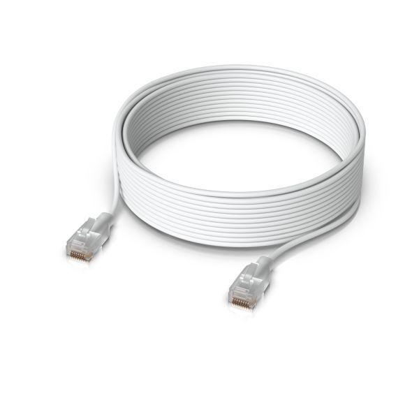 Cabo de Rede UBIQUITI UACC-CABLE-PATCH-EL-12M-W (12 m - Cat6 - RJ-45 - Branco), miniatura 2