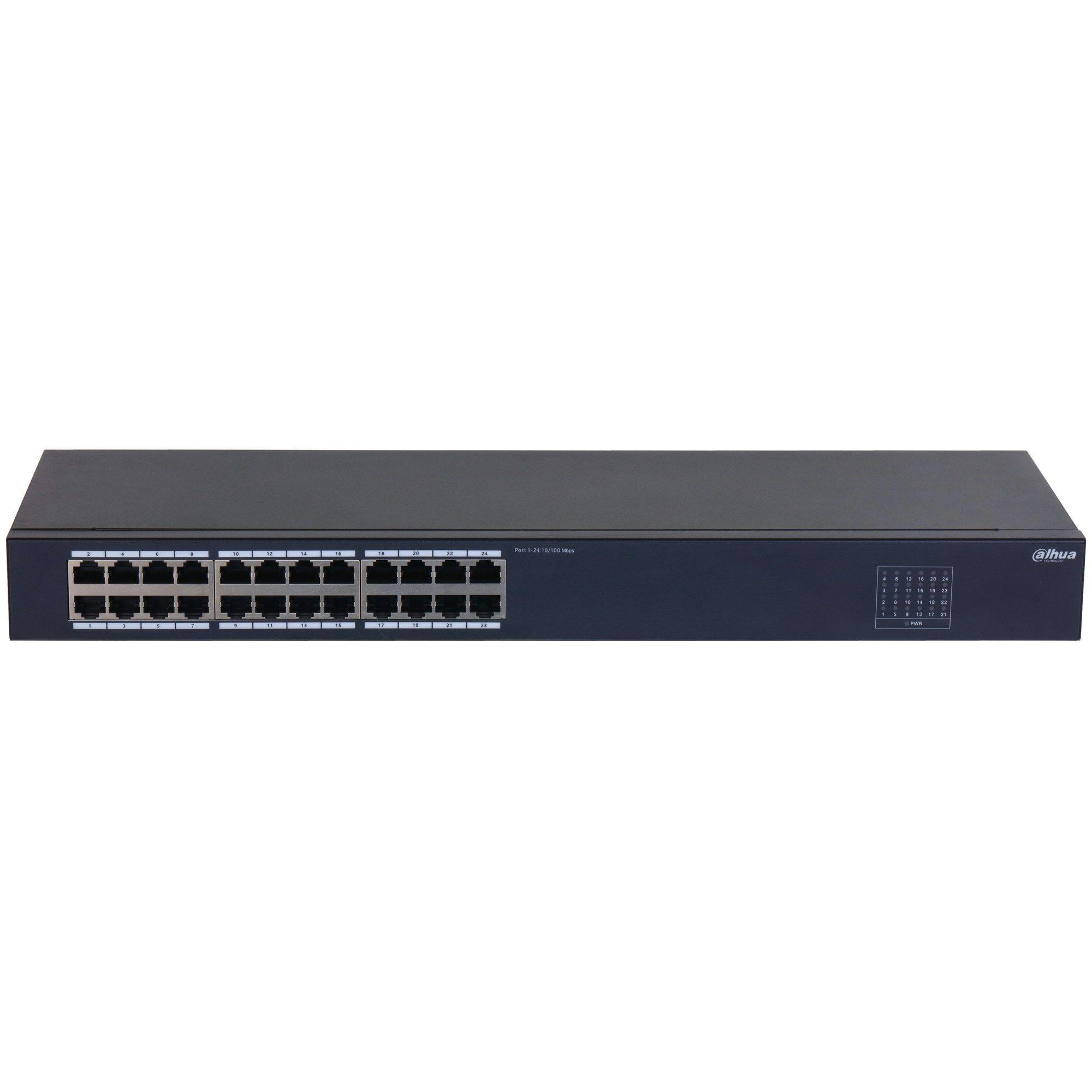 Switch Não Gerido DAHUA TECHNOLOGY DH-SF1024 (Fast Ethernet - 4 MB - 4,8 Gbit/s - Preto), miniatura 2
