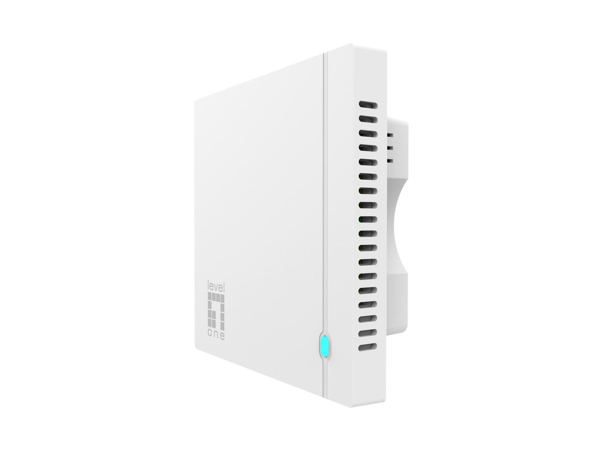 Ponto de Acesso LEVELONE WAP-8231 (Wi-Fi 6 - 1800 Mbit/s - 2,4 GHz e 5 GHz - Branco)