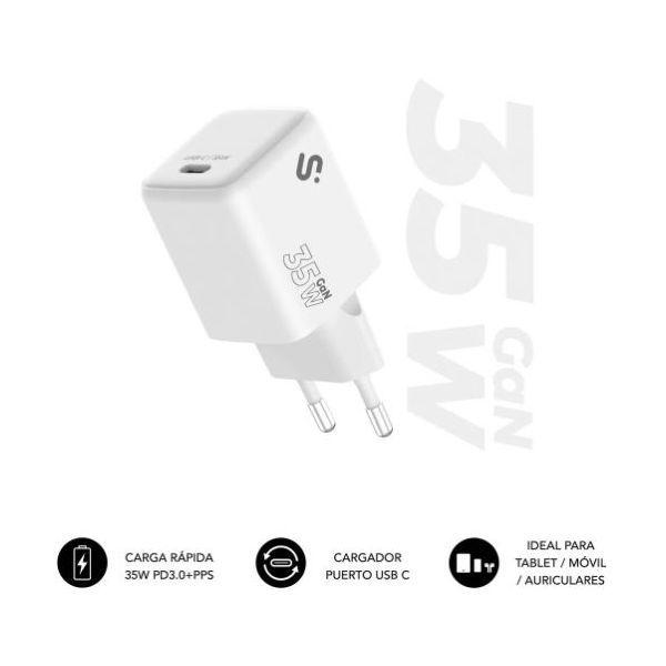 Carregador de Parede USB-C SUBBLIM SUBCHG-6G3510 (Universal - AC - Branco) — miniatura 2