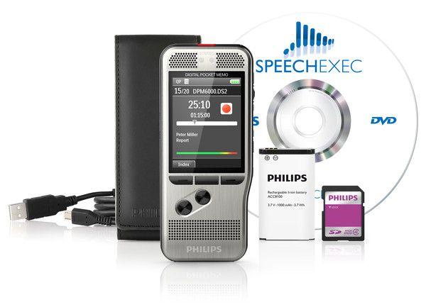 Gravador de Voz PHILIPS DPM6000/00 (USB - 3.5 mm - 30 h - Preto e Prateado) — miniatura 5