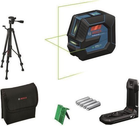 Nível Laser BOSCH GLL 20-22 G (3,7 V - Bateria - Ião-lítio - Suporte LB 10 e tripé BT 150)