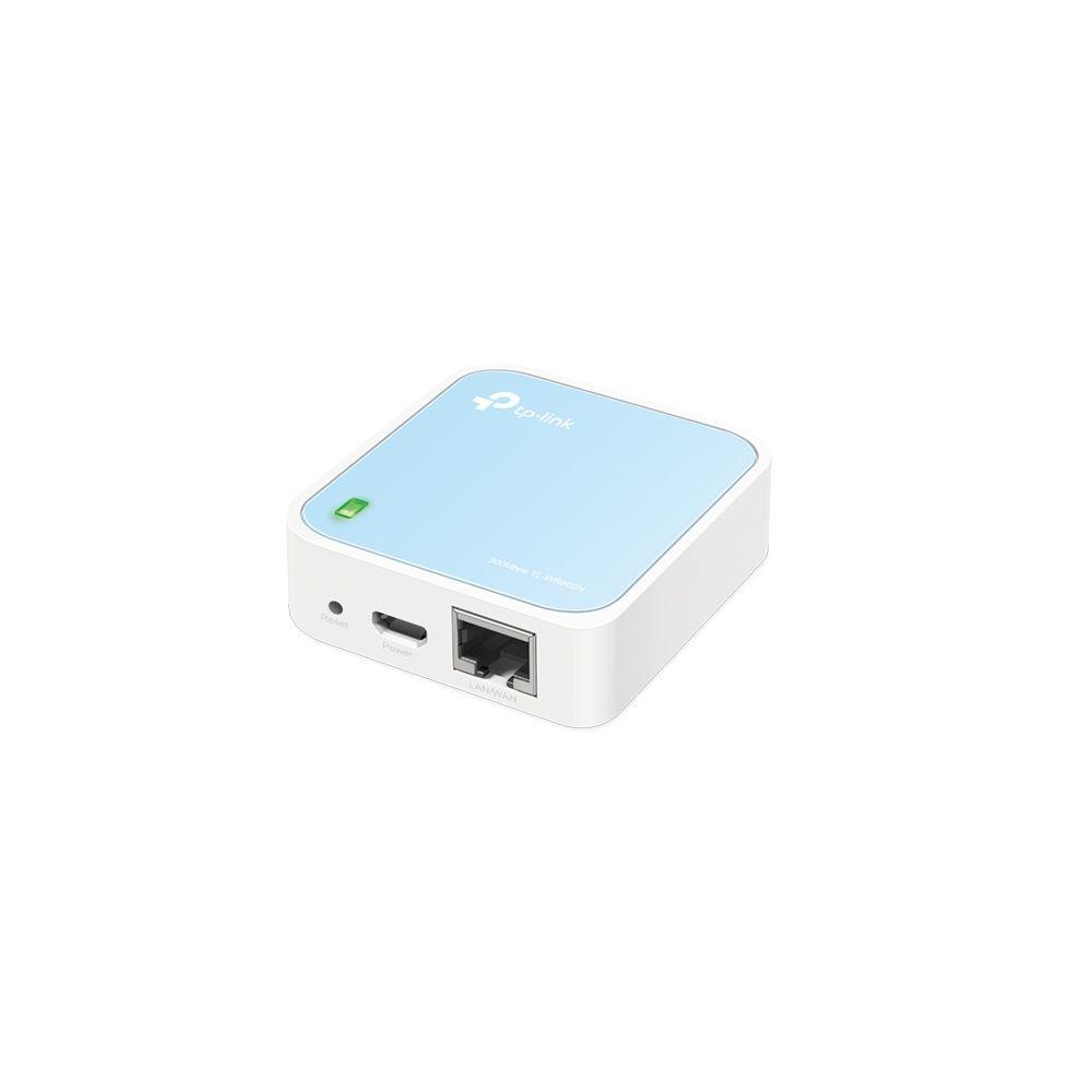 Router Portátil TP-LINK TL-WR802N (Wi-Fi 4 - 300 Mbit/s - Banda única - Branco e Azul) — miniatura 2