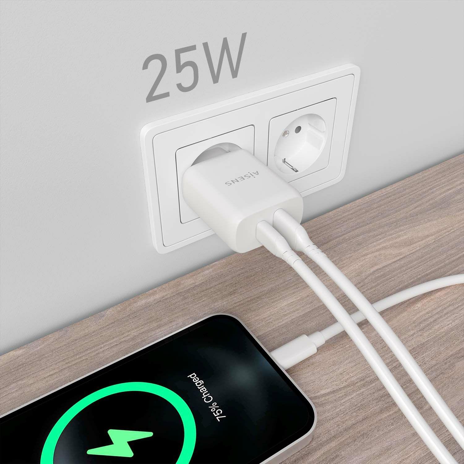 Carregador de Parede AISENS A110-0758 (25 W - Branco), miniatura 5