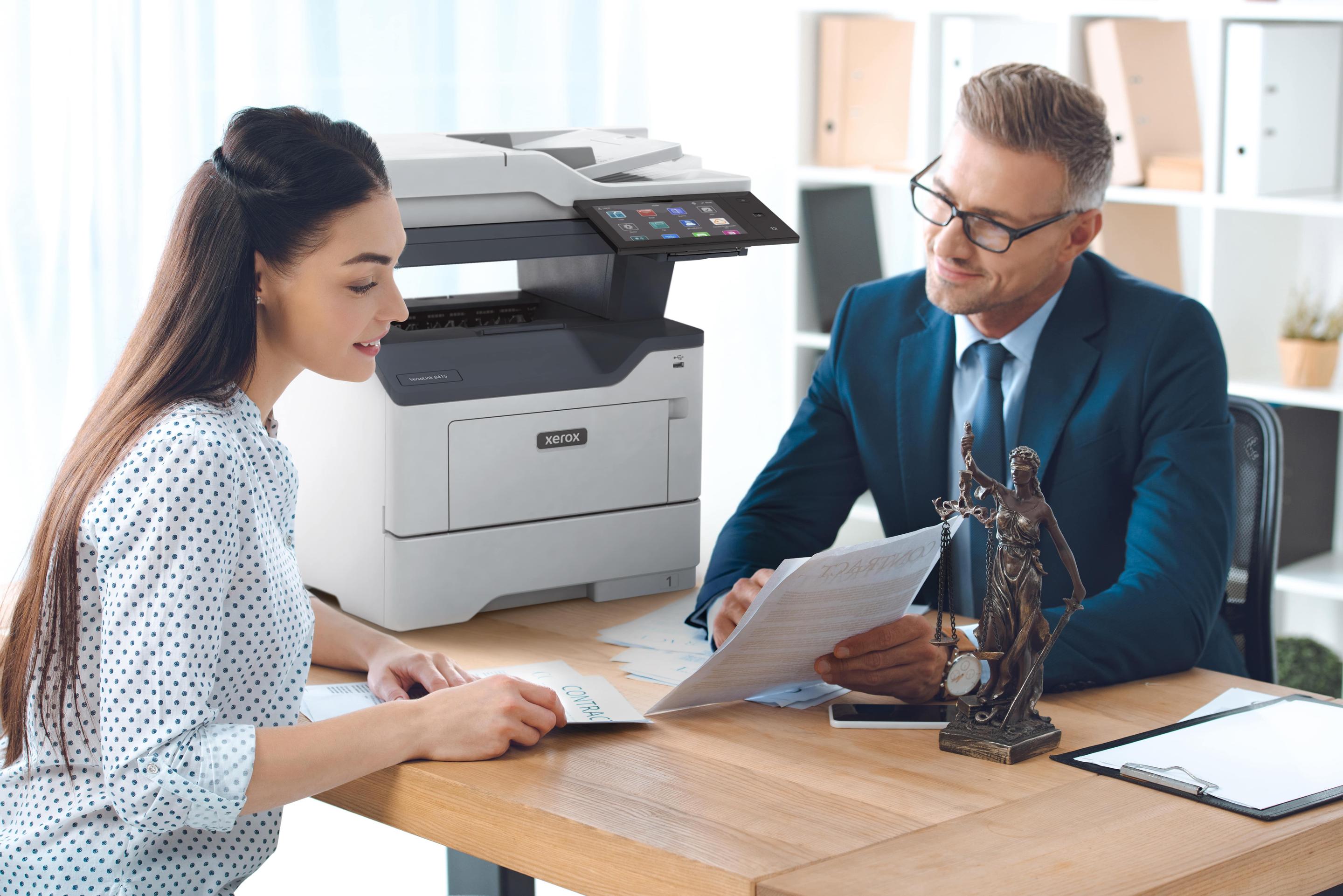 Impressora Multifuncional Laser XEROX VersaLink B415V_DN (A4 - Impressão a preto e branco - 650 folhas - Cinzento e Branco) — miniatura 15