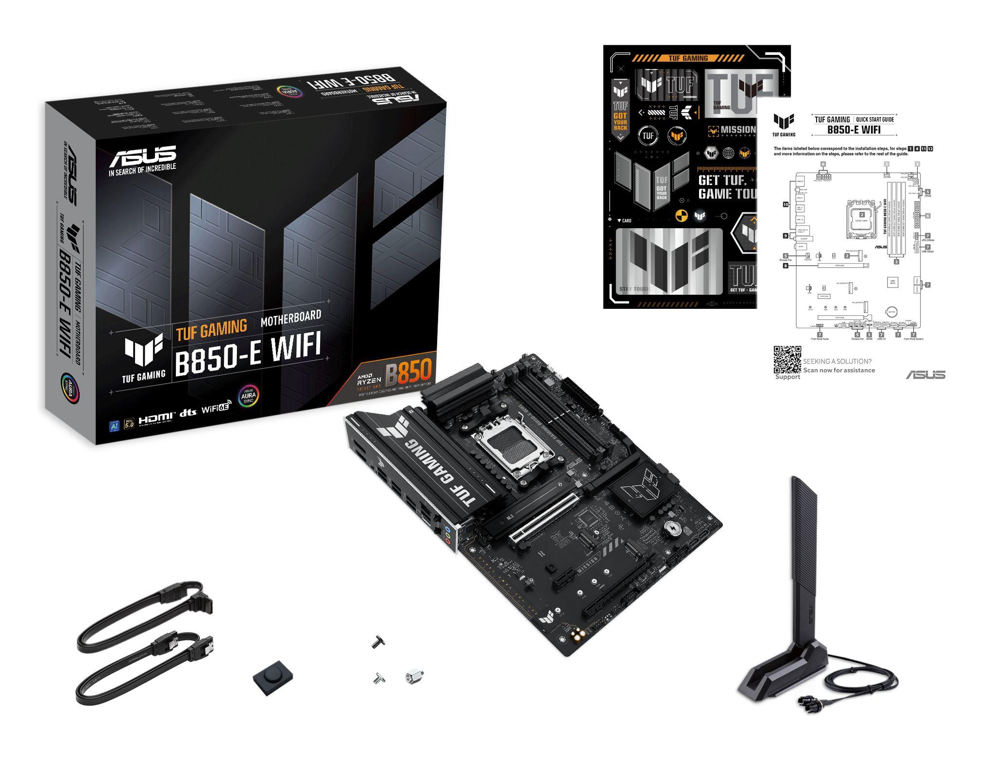 Motherboard ASUS TUF GAMING B850-E WIFI (AM5 - ATX - Duplo canal - Multicor), miniatura 5