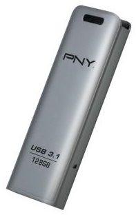 Pen USB PNY Elite Steel 3.1 FD128ESTEEL31G-EF (USB Tipo A - 3.2 Gen 1 - Deslizante - Inox) — miniatura 2
