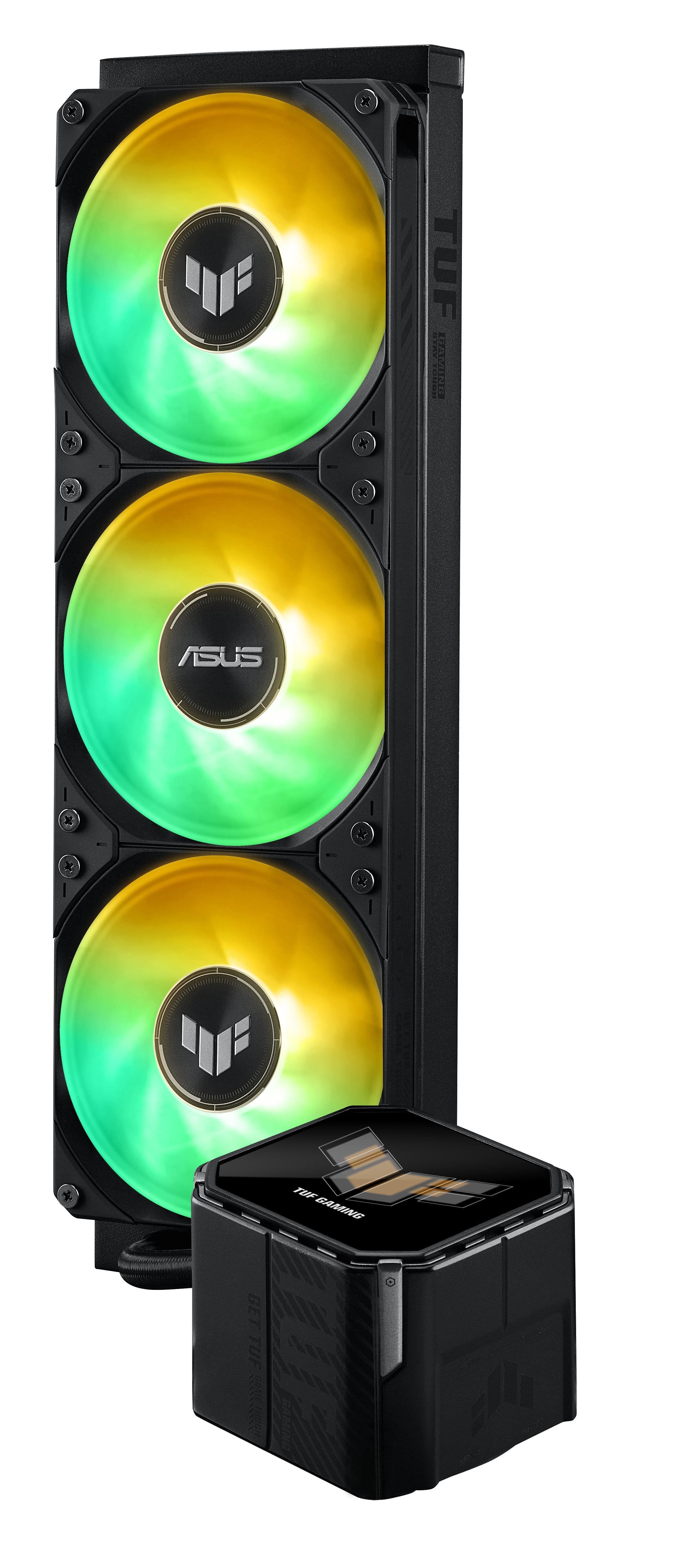 Sistema de Refrigeração Líquida Tudo-em-Um ASUS TUF Gaming LC III 360 ARGB LCD (120 mm - 3 ventoinhas - 2600 RPM - Preto), miniatura 10
