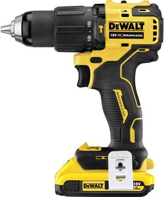 Berbequim com Percussão DEWALT DCD709D2T-QW (Preto e Amarelo)