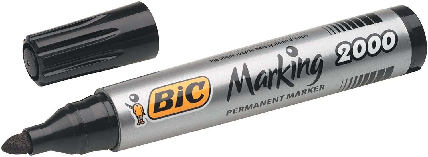 Rotulador Permanente BIC Marking 2000 ECOlutions (Preto)
