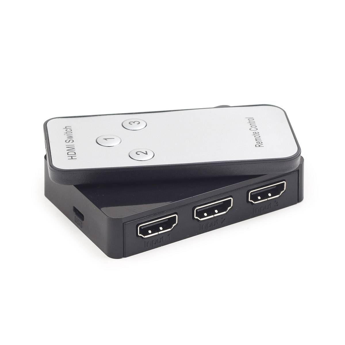 Comutador HDMI GEMBIRD DSW-HDMI-34 (25 m - 1.4a - Preto), miniatura 3
