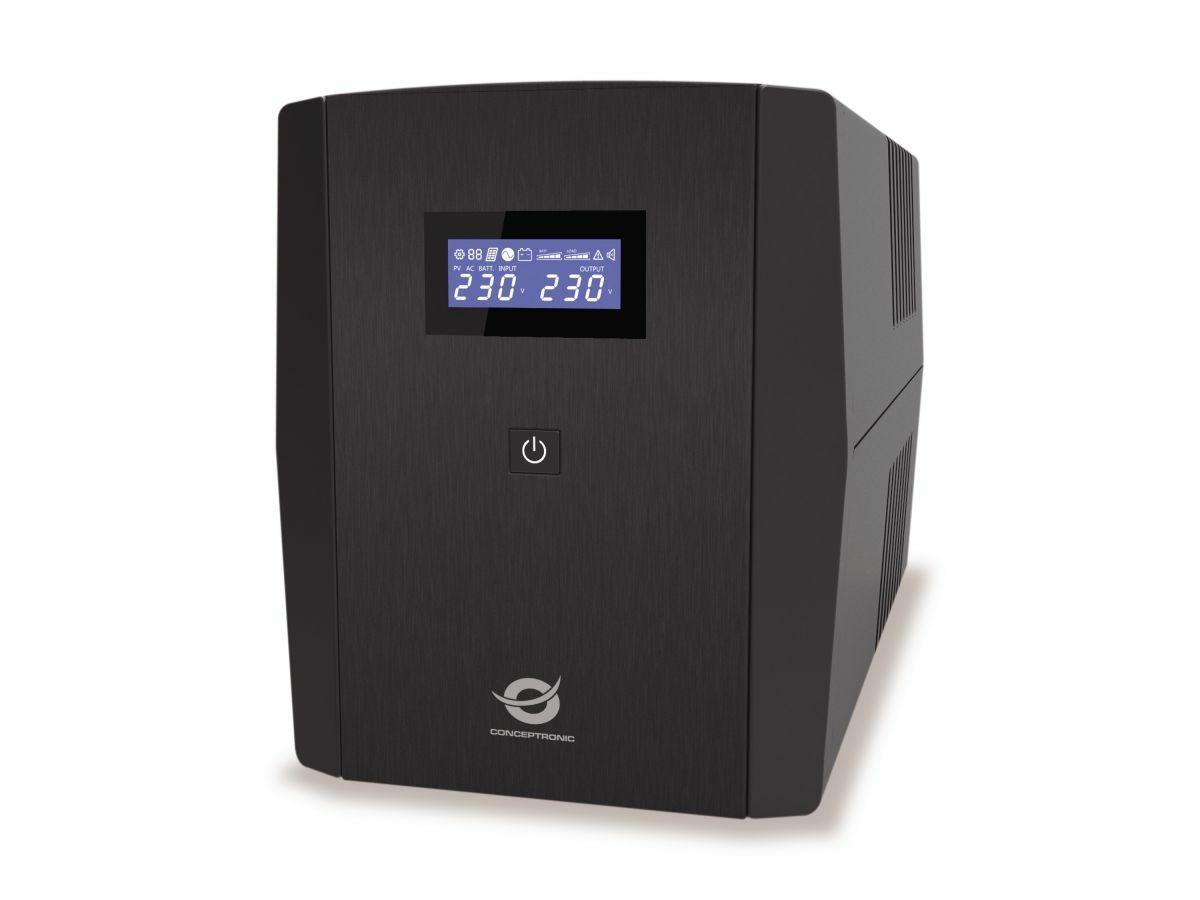UPS de Linha Interativa CONCEPTRONIC ZEUS08E (Preto)