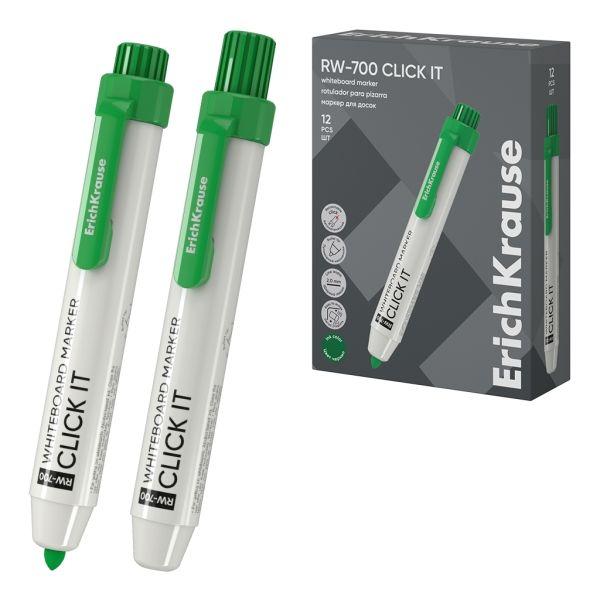 Marcador para Quadro Branco ERICHKRAUSE RW-700 Click it (Verde)
