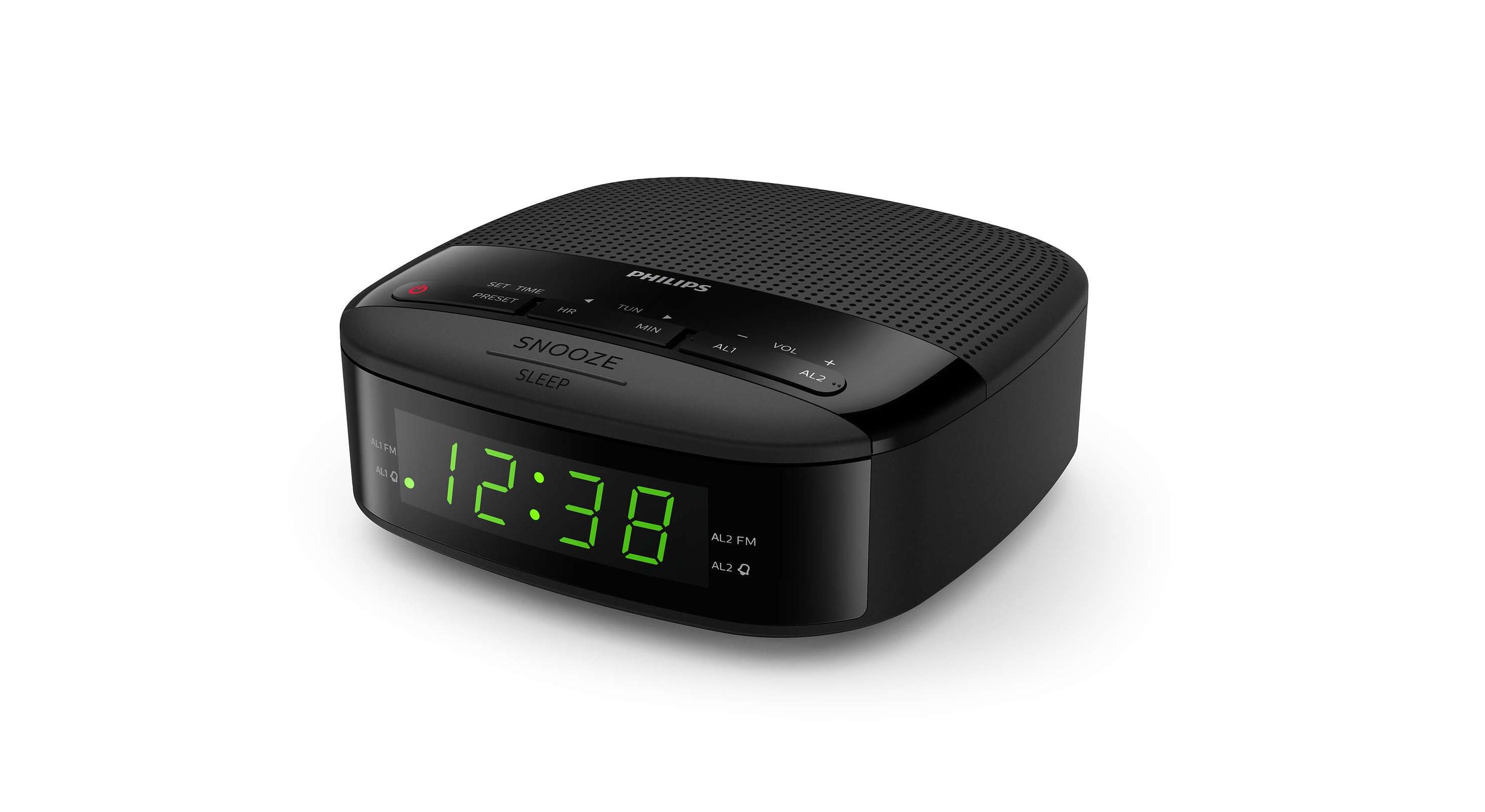 Rádio Despertador PHILIPS TAR3205/12 (3 W - Preto)