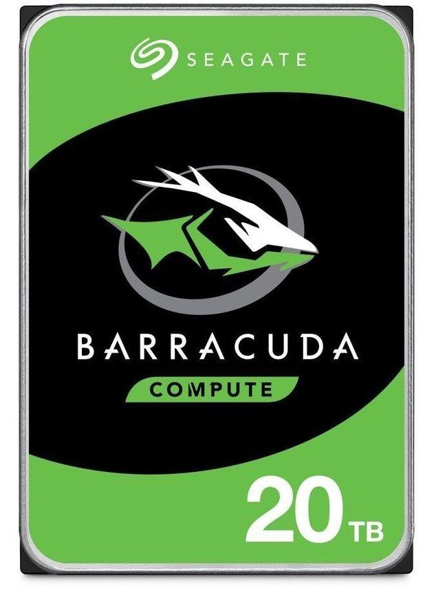 Disco Rígido Interno SEAGATE BarraCuda ST20000DM001 (20 TB - 3,5" - SATA)