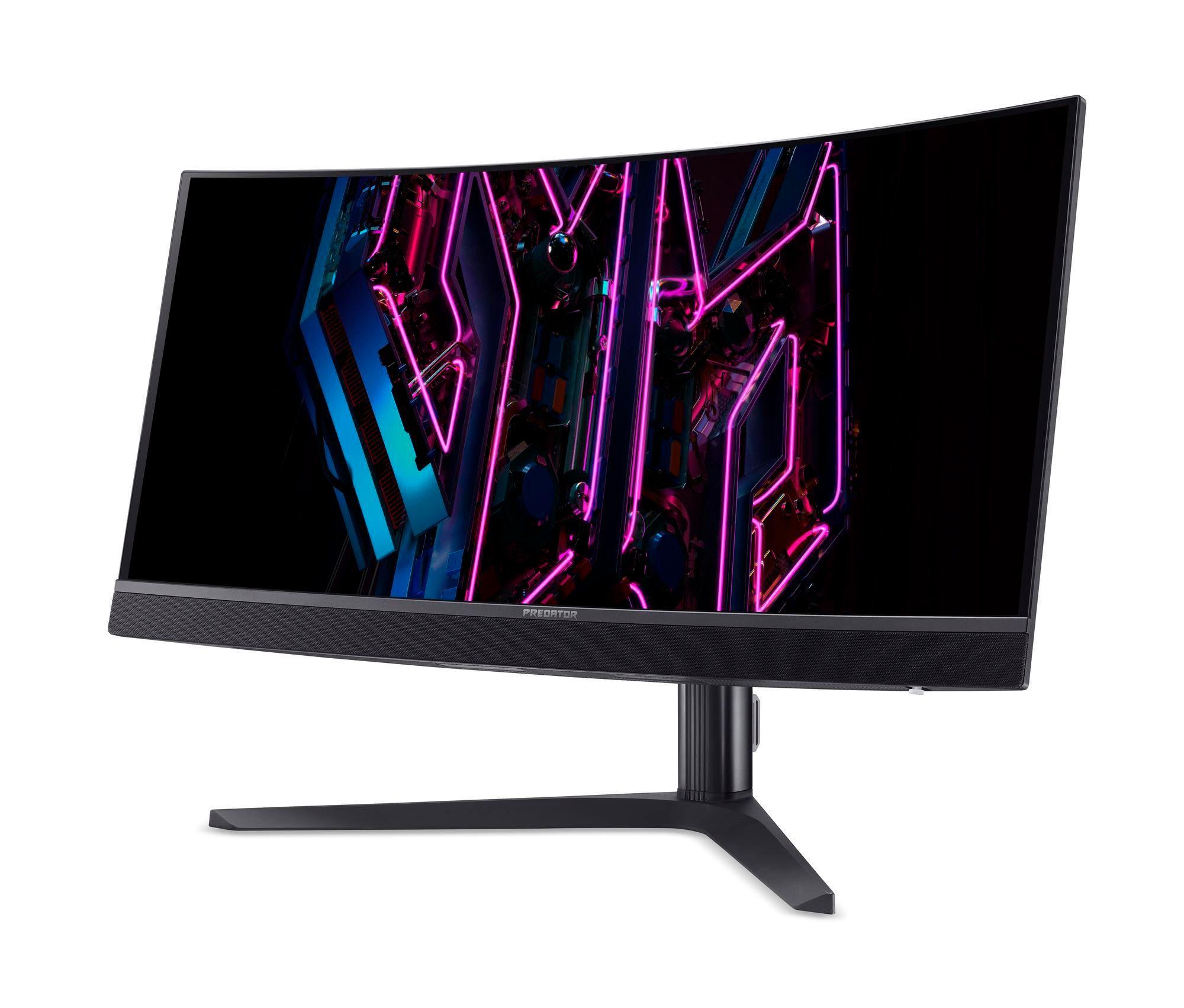Monitor ACER Predator X34Vbmiiphuzx (34" - OLED - 175 Hz - Preto) — miniatura 2