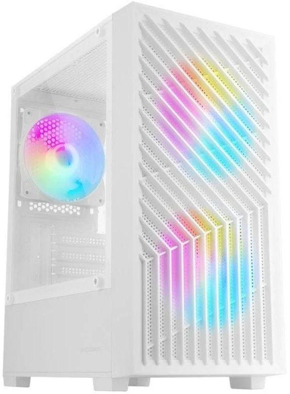 Caixa de Computador MARS GAMING MCVORTEXW (Micro ATX, Mini-ITX - Mini Tower - Rede, SGCC, vidro temperado - Branco) — miniatura 5