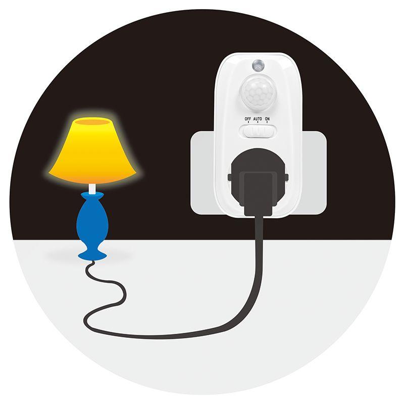 Tomada Schuko com Sensor de Movimento LOGILINK PA0248 (16 A - Branco), miniatura 5