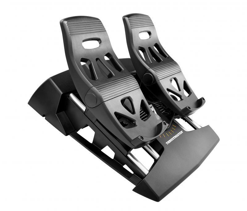 Pedais de Simulação THRUSTMASTER T.Flight Rudder Pedals TFRP (PlayStation/Xbox - Telefone - Com fios - Preto) — miniatura 5