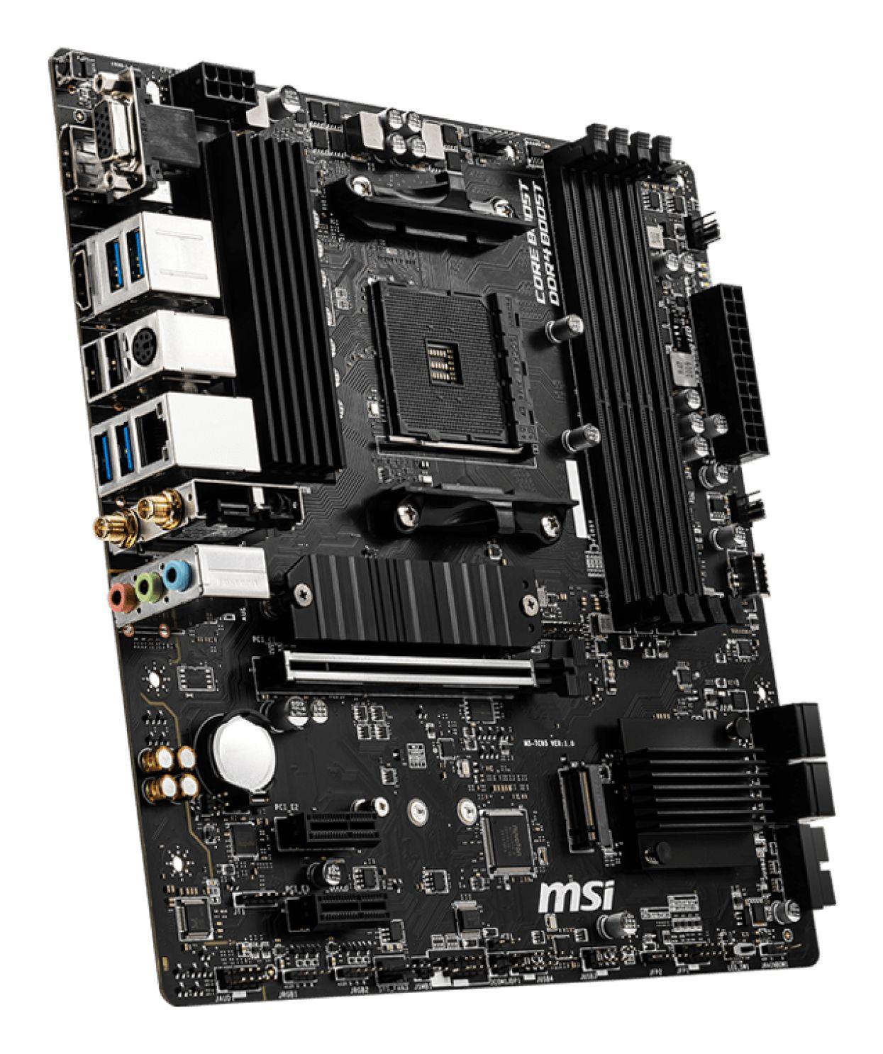 Motherboard MSI B550M PRO-VDH WIFI (AM4 - AMD Ryzen 3000 Series - Micro-ATX - Preto) — miniatura 4