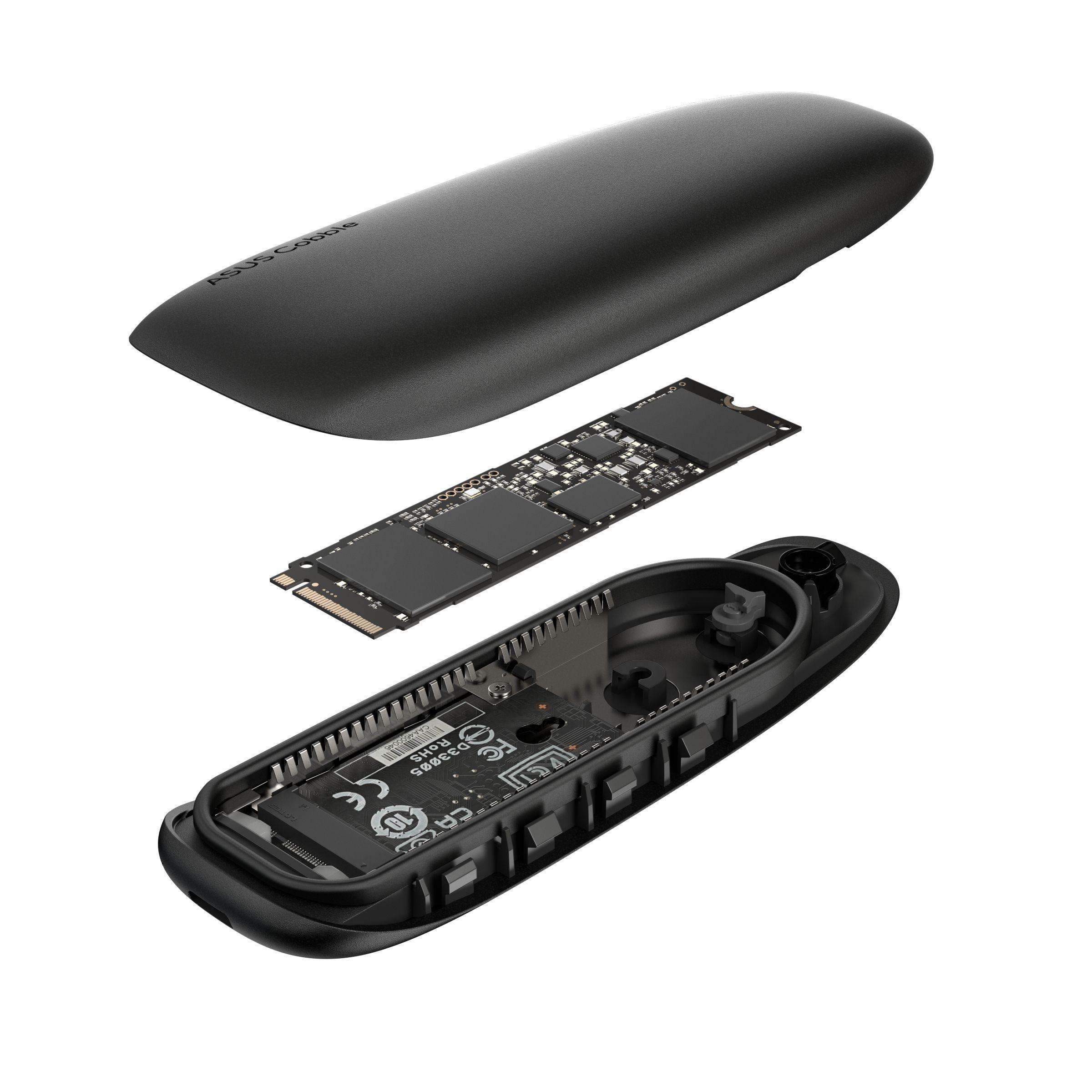 Caixa Externa SSD M.2 ASUS COBBLE ESD-A1A/BLK (4 TB - M.2 - PCI Express, SATA NVMe - Preto), miniatura 6