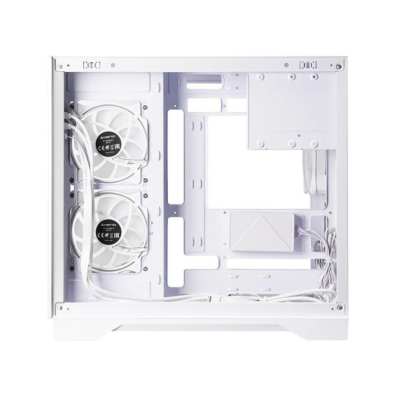 Caixa de Computador CHIEFTEC GM-30W-TG-OP (ATX, Micro ATX, Mini-ITX - Cubo - 17,5 cm - Branco) — miniatura 5