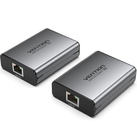 Adaptador/Transmissor de Vídeo VENTION AKGH0-EU (60 Hz - Cat.5e/Cat.6 - Cinzento)