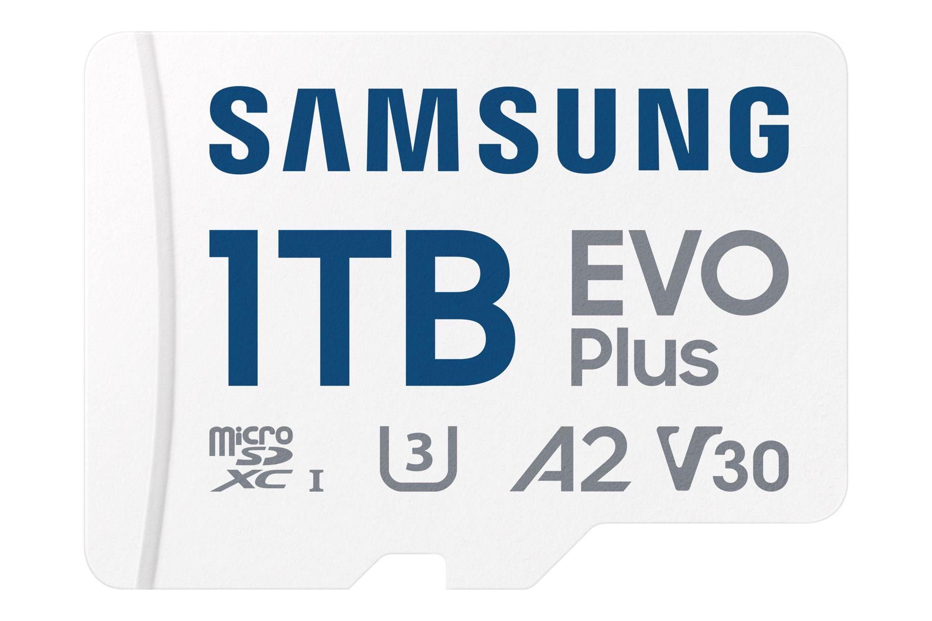 Cartão de Memória SAMSUNG EVO Plus MB-MC1T0SA/EU (1TB - Classe 10 - 160 MB/s - Azul e Branco)