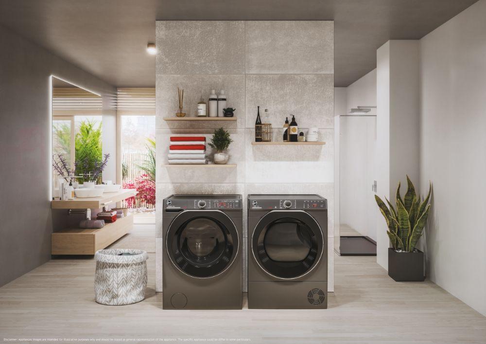 Máquina de Lavar e Secar Roupa Encastre HOOVER H5DPB6106MBCR8S (B - 10 kg - 6 kg - Antracite), miniatura 7