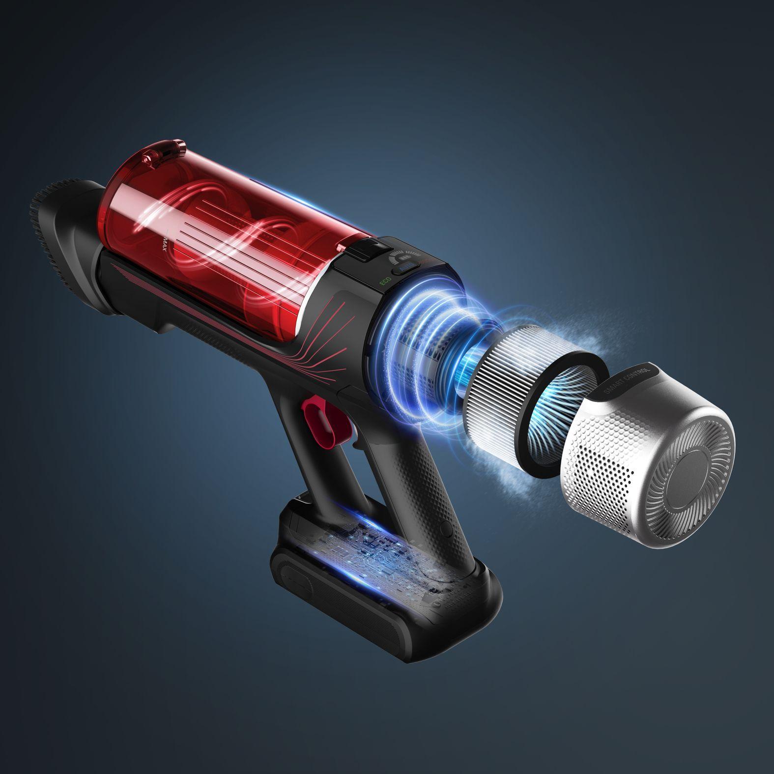 Aspirador Vertical ROWENTA X-Force Flex 9.60 RH2077WO (Altura 11,2 cm - Preto e Vermelho) — miniatura 13