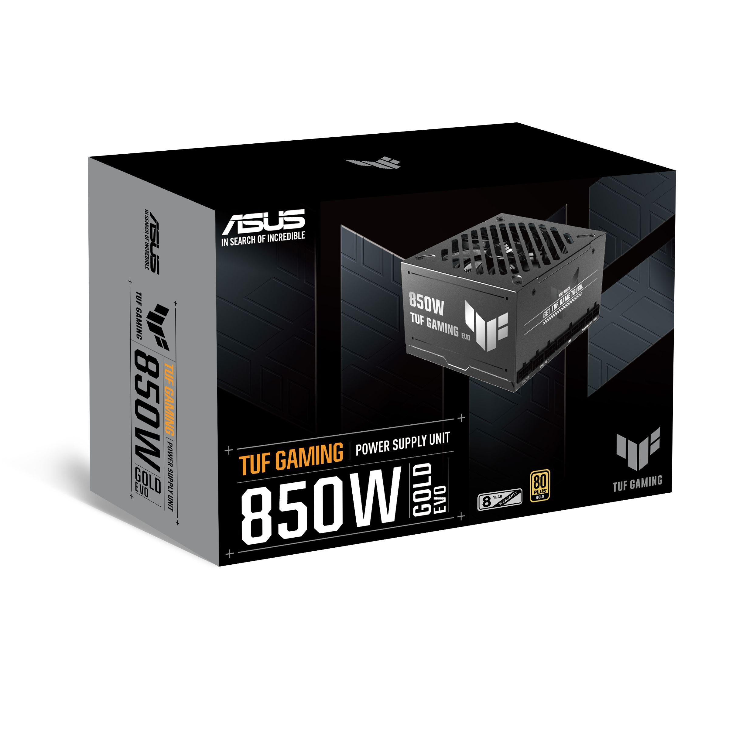 Fonte de Alimentação ASUS TUF-GAMING-850G-EVO (ATX - 850 W - 80 PLUS Gold - Preto), miniatura 9