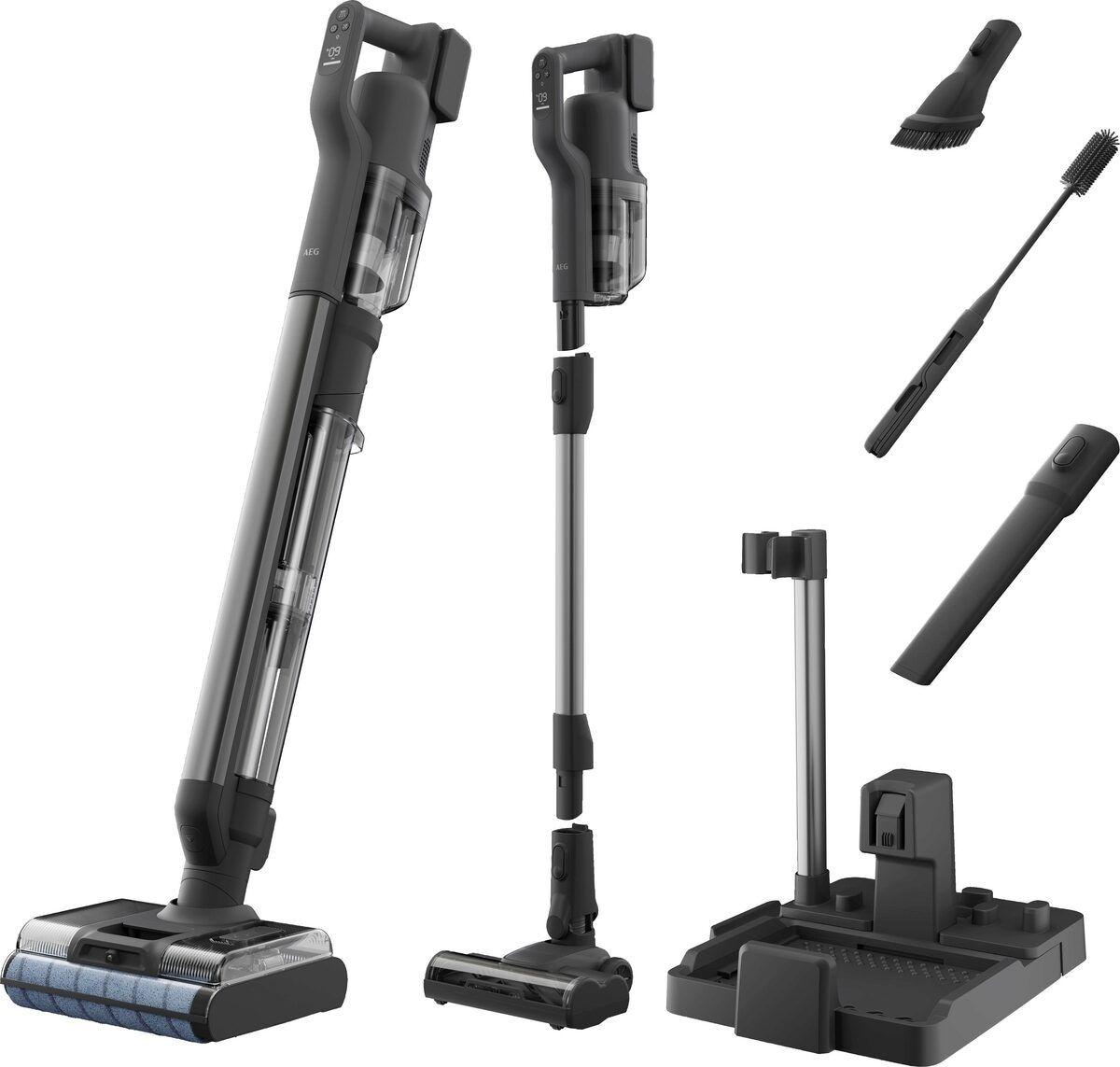 Fregadora Aspirador Vertical AEG AW82U2DG (Altura 110 cm - Cinzento)