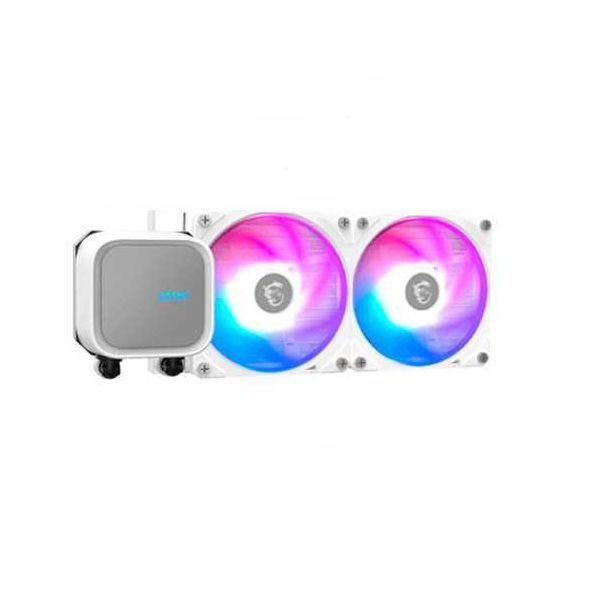 Water Cooler CPU MSI MAG CORELIQUID A13 240 (12 cm - Multi - 3-pin - Branco) — miniatura 4