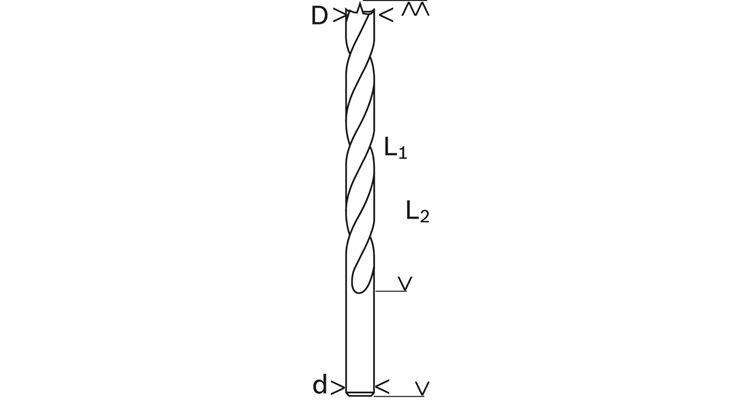 Broca Espiral para Madeira BOSCH 2608596310 (13 mm - 151 mm), miniatura 3