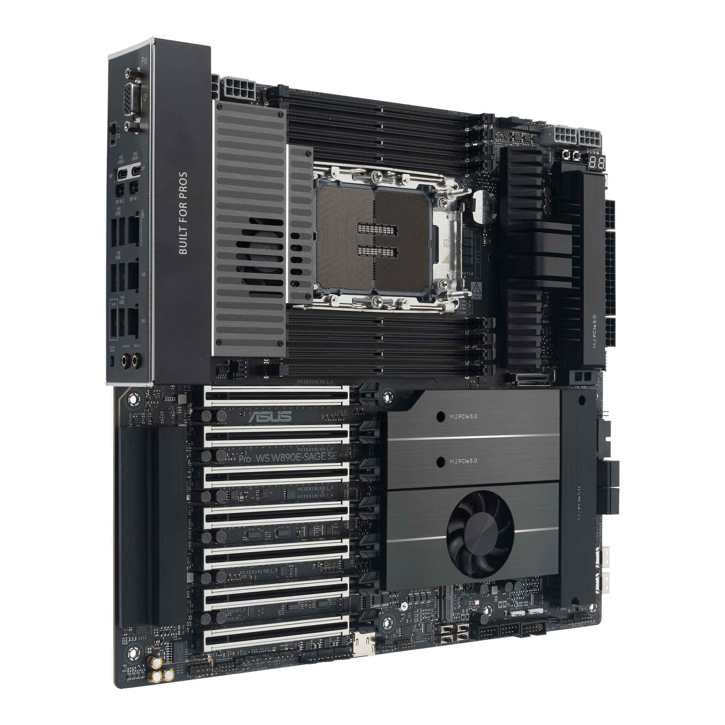 Motherboard ASUS Pro WS W890E-SAGE SE (LGA 4710-2 - Intel Xeon - EEB - Preto), miniatura 3