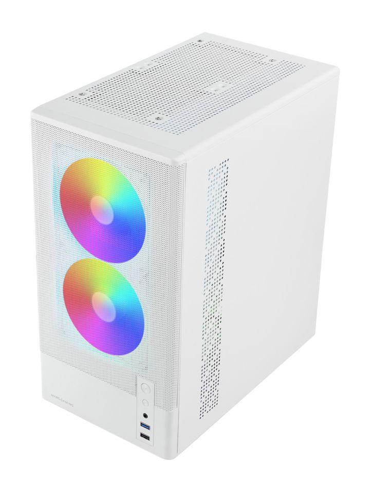Caixa PC Micro-ATX MARS GAMING MC-ONYX (micro ATX, Mini-ITX - Mini Tower - Micro-ATX, Mini-ITX - Branco) — miniatura 2