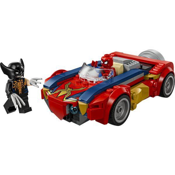 Conjunto de Construção LEGO Marvel 76336 Carro Spider-Man vs. Wolverine Venomizado (7 anos - Multicor), miniatura 2